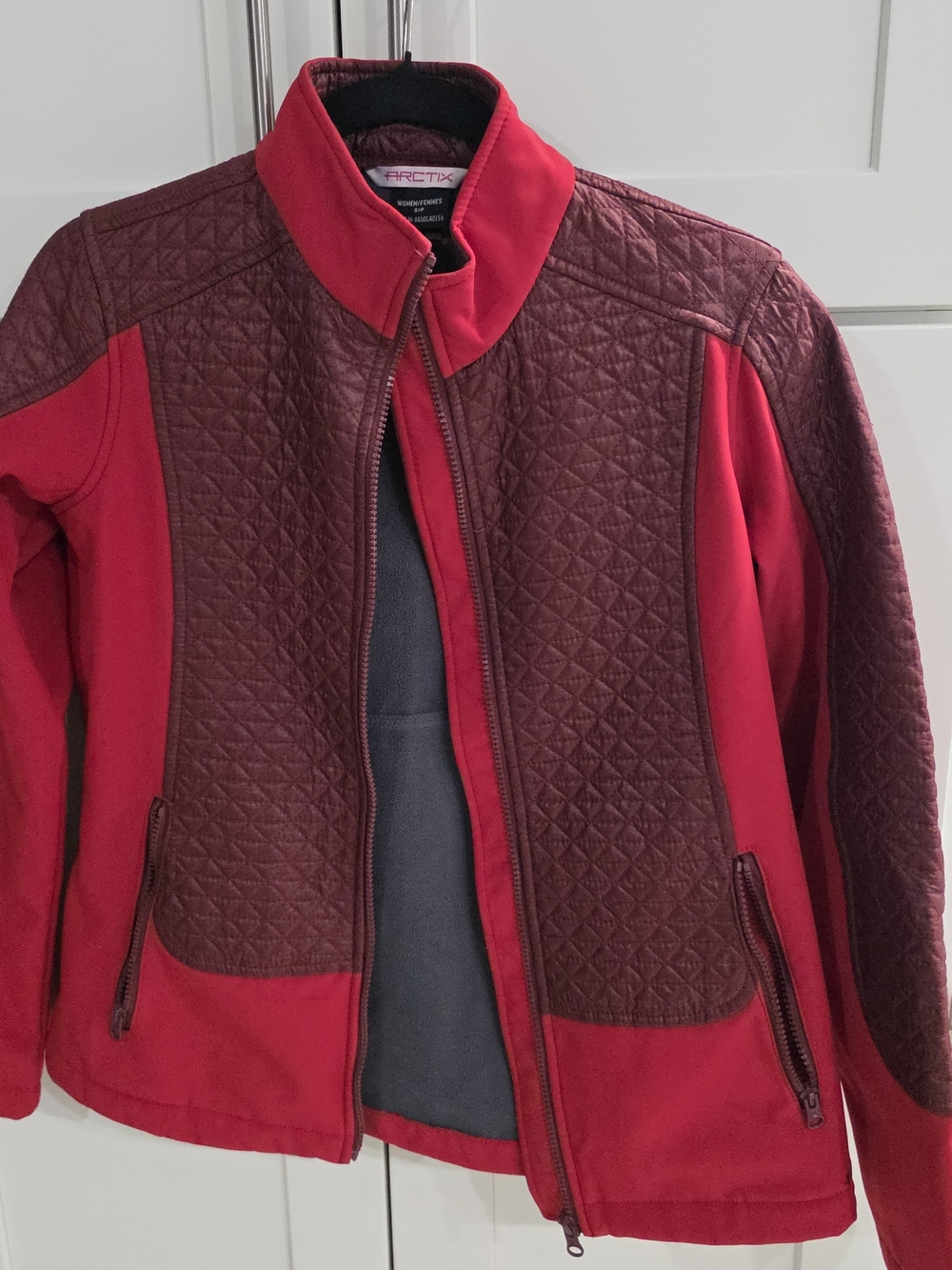 Arctix Quilted Red & Burgundy Jacket